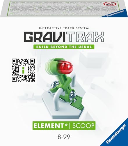 Ravensburger GraviTrax Element Scoop 22418 - GraviTrax Erweiterung für deine Kugelbahn - Murmelbahn und Konstruktionsspielzeug ab 8 Jahren, GraviTrax Zubehör kombinierbar mit allen Produkten von Ravensburger