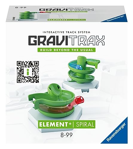Ravensburger GraviTrax Element Spirale 22424 - GraviTrax Erweiterung für deine Kugelbahn - Murmelbahn und Konstruktionsspielzeug ab 8 Jahren, GraviTrax Zubehör kombinierbar mit allen Produkten von Ravensburger