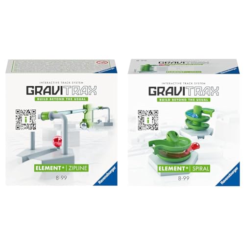 Ravensburger GraviTrax Element Zipline und Spirale - Erweiterung für Deine Kugelbahn Ravensburger GraviTrax Element Zipline und Spirale - Erweiterung für Deine Kugelbahn von Ravensburger
