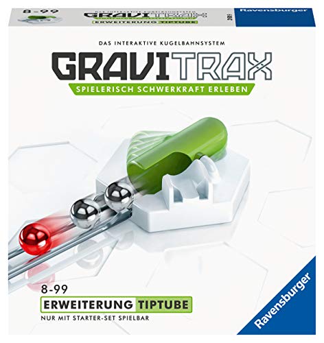Ravensburger GraviTrax Erweiterung TipTube - Ideales Zubehör für spektakuläre Kugelbahnen, Konstruktionsspielzeug für Kinder ab 8 Jahren von Ravensburger