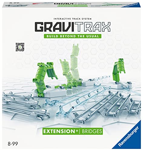 Ravensburger GraviTrax Extension Bridges 22423 - GraviTrax Erweiterung für deine Kugelbahn - Murmelbahn und Konstruktionsspielzeug ab 8 Jahren, GraviTrax Zubehör kombinierbar mit allen Produkten von Ravensburger