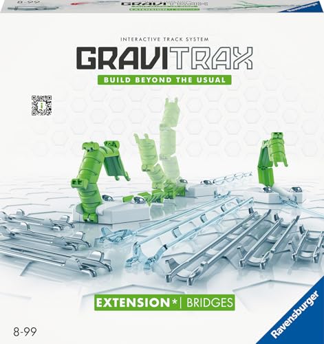 Ravensburger GraviTrax Extension Bridges 22423 - GraviTrax Erweiterung für Deine Kugelbahn - Murmelbahn und Konstruktionsspielzeug ab 8 Jahren, GraviTrax Zubehör kombinierbar mit Allen Produkten Ravensburger GraviTrax Extension Bridges 22423 - GraviTrax Erweiterung für Deine Kugelbahn - Murmelbahn und Konstruktionsspielzeug ab 8 Jahren, GraviTrax Zubehör kombinierbar mit Allen Produkten von Ravensburger