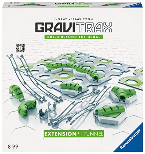 Ravensburger GraviTrax Extension Tunnel 22420 - GraviTrax Erweiterung für deine Kugelbahn - Murmelbahn und Konstruktionsspielzeug ab 8 Jahren, GraviTrax Zubehör kombinierbar mit allen Produkten von Ravensburger