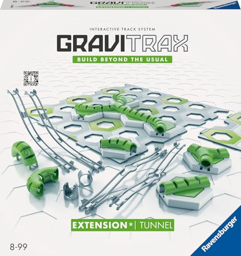 Ravensburger GraviTrax Extension Tunnel 22420 - GraviTrax Erweiterung für deine Kugelbahn - Murmelbahn und Konstruktionsspielzeug ab 8 Jahren, GraviTrax Zubehör kombinierbar mit allen Produkten von Ravensburger