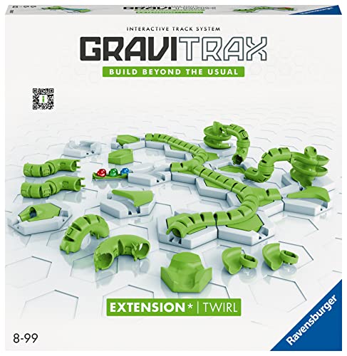Ravensburger GraviTrax Extension Twirl 22435 - GraviTrax Erweiterung für deine Kugelbahn - Murmelbahn und Konstruktionsspielzeug ab 8 Jahren, GraviTrax Zubehör kombinierbar mit allen Produkten von Ravensburger
