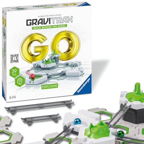 Ravensburger GraviTrax GO Explosive. Kombinierbar mit Allen GraviTrax Produktlinien, Starter-Sets, Extensions & Elements, Konstruktionsspielzeug ab 8 Jahren Ravensburger GraviTrax GO Explosive. Kombinierbar mit Allen GraviTrax Produktlinien, Starter-Sets, Extensions & Elements, Konstruktionsspielzeug ab 8 Jahren von Ravensburger