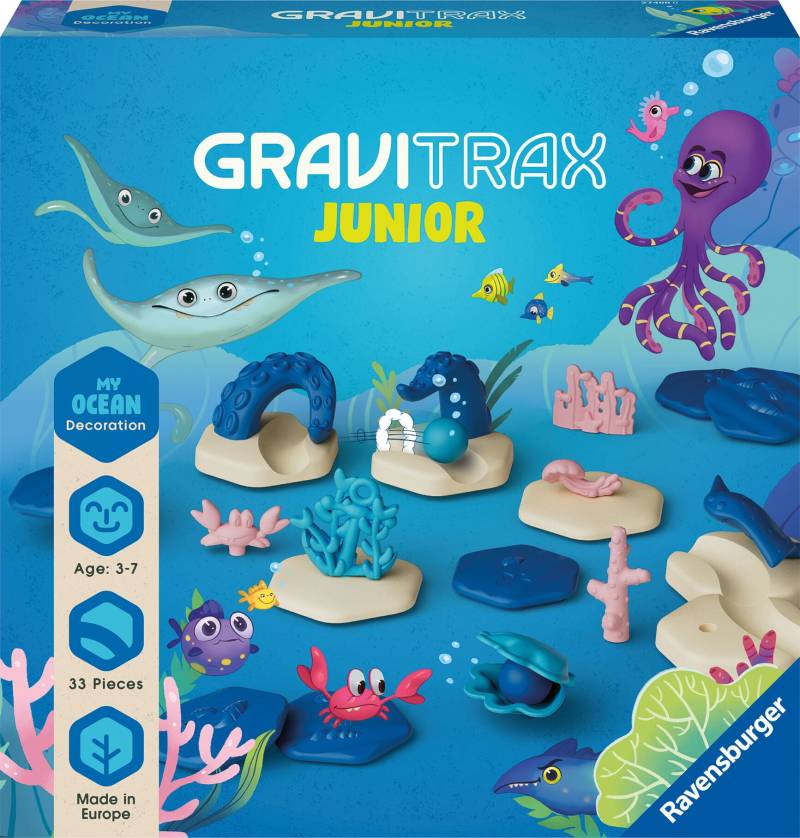 Ravensburger GraviTrax Junior Extension Kugelbahnset Ozean von Ravensburger