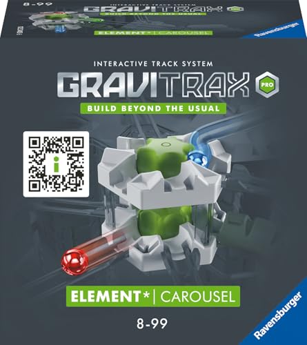 Ravensburger GraviTrax PRO Element Carousel 22436 - GraviTrax Erweiterung für deine Kugelbahn - Murmelbahn und Konstruktionsspielzeug ab 8 Jahren, GraviTrax Zubehör kombinierbar mit allen Produkten von Ravensburger