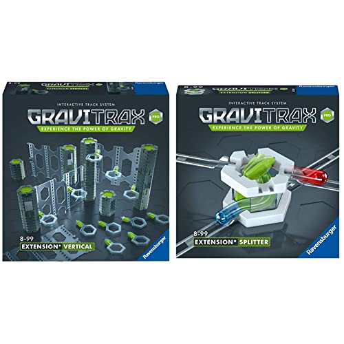 Ravensburger GraviTrax PRO Erweiterung Vertical -ab 8 Jahren & 26170 - GraviTrax PRO Erweiterung Splitter - Ideales Zubehör für spektakuläre Kugelbahnen Ravensburger GraviTrax PRO Erweiterung Vertical -ab 8 Jahren & 26170 - GraviTrax PRO Erweiterung Splitter - Ideales Zubehör für spektakuläre Kugelbahnen von Ravensburger