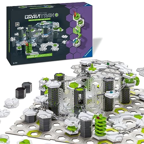 Ravensburger GraviTrax PRO Starter-Set Drop'n'Roll 27463 - GraviTrax Starter-Set für deine Kugelbahn - Murmelbahn und Konstruktionsspielzeug ab 8 Jahren, alleine bespielbar von Ravensburger