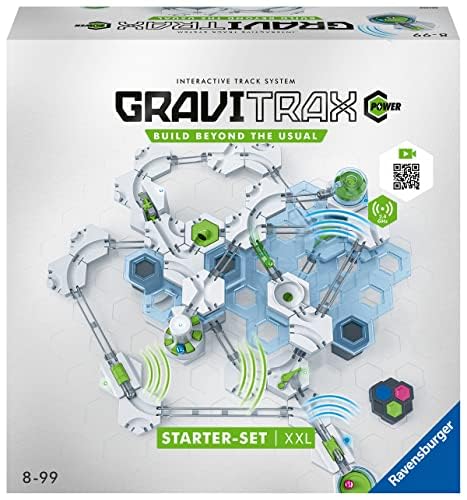 Ravensburger GraviTrax Power Starter-Set XXL. Interaktives Kugelbahnsystem mit Allen verfügbaren & GraviTrax PRO Erweiterung Vertical - Ideales Zubehör für spektakuläre Kugelbahnen Ravensburger GraviTrax Power Starter-Set XXL. Interaktives Kugelbahnsystem mit Allen verfügbaren & GraviTrax PRO Erweiterung Vertical - Ideales Zubehör für spektakuläre Kugelbahnen von Ravensburger