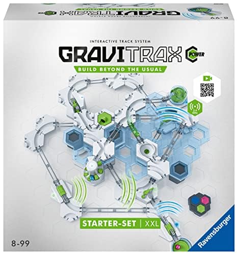 Ravensburger GraviTrax Power Starter-Set XXL. Interaktives Kugelbahnsystem mit Allen verfügbaren & GraviTrax PRO Erweiterung Vertical - Ideales Zubehör für spektakuläre Kugelbahnen von Ravensburger