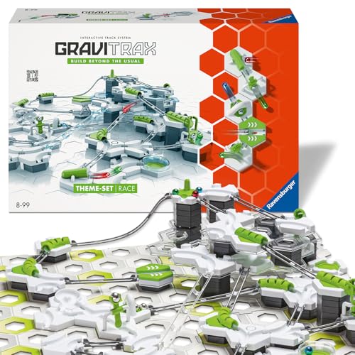 Ravensburger - GraviTrax – Starter Set Race 180 Teile – Kreatives Bauspiel – Kugelbahn zum Bauen – ab 8 Jahren – französische Version – 22439 von Ravensburger