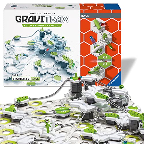 Ravensburger GraviTrax Starter-Set Race - für Kinder ab 8 Jahren und Erwachsene, Indoor-Aktivität für Familie Ravensburger GraviTrax Starter-Set Race - für Kinder ab 8 Jahren und Erwachsene, Indoor-Aktivität für Familie von Ravensburger