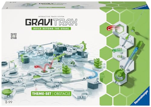 Ravensburger - Gravitrax Theme Set Obstacle, Stem, Murmelbahn mit Hindernissen, BAU, Lernspiel, Spiel für Kinder, 8+ Jahre von Ravensburger