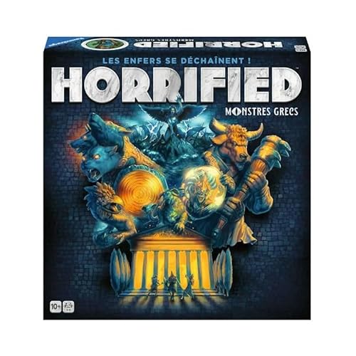 Ravensburger Greek Horrified – kooperatives und immersives Brettspiel für 1 bis 5 Spieler und ab 10 Jahren – 45 bis 60 Minuten – 22583 – französische Version von Ravensburger