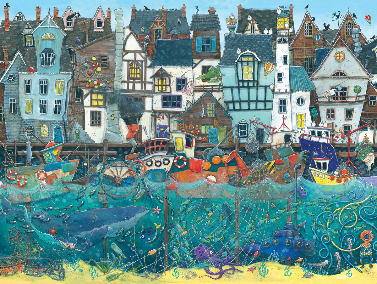 Ravensburger Habour of Wonders: a Bustling Fantasy Port 1500 Teile Puzzle Ravensburger-01398 Ravensburger Habour of Wonders: a Bustling Fantasy Port 1500 Teile Puzzle Ravensburger-01398 von Ravensburger