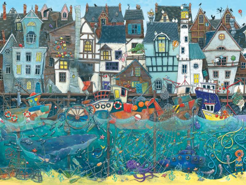 Ravensburger Habour of Wonders: a Bustling Fantasy Port 1500 Teile Puzzle Ravensburger-01398 Ravensburger Habour of Wonders: a Bustling Fantasy Port 1500 Teile Puzzle Ravensburger-01398 von Ravensburger