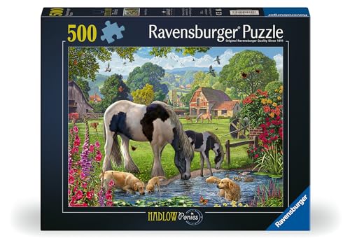 Ravensburger Hadlow Ponies Puzzle für Erwachsene und Kinder ab 10 Jahren, 500 Teile Ravensburger Hadlow Ponies Puzzle für Erwachsene und Kinder ab 10 Jahren, 500 Teile von Ravensburger