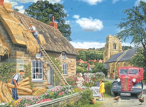 Ravensburger Happy Days No 9, Village Life 4 x 500 Teile Puzzle für Erwachsene und Kinder ab 10 Jahren Ravensburger Happy Days No 9, Village Life 4 x 500 Teile Puzzle für Erwachsene und Kinder ab 10 Jahren von Ravensburger