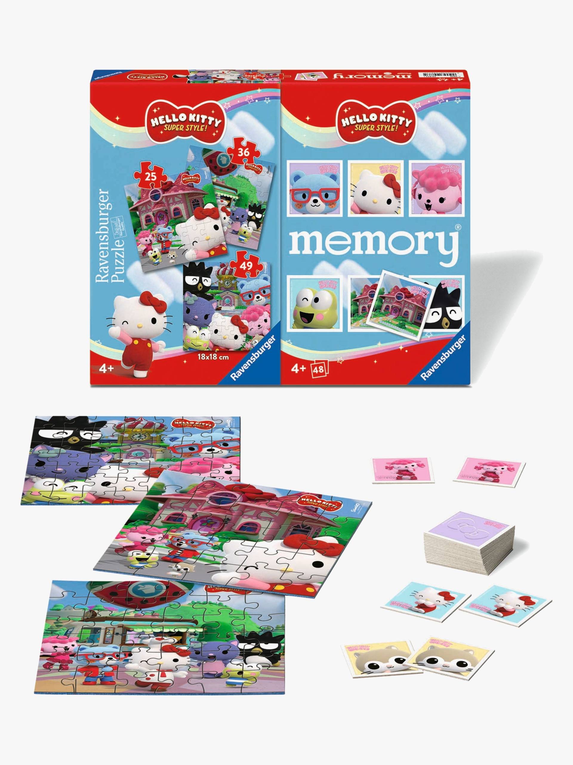 Ravensburger Hello Kitty Puzzle 3-in-1 + Memospiel Ravensburger Hello Kitty Puzzle 3-in-1 + Memospiel von Ravensburger