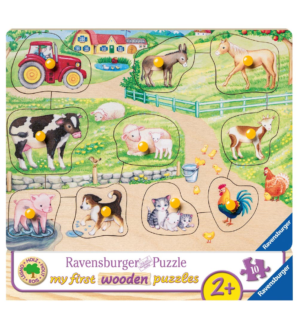 Ravensburger Holz Puzzlespiel - My First - Farm - Ravensburger - One Size - Puzzlespiele Ravensburger Holz Puzzlespiel - My First - Farm - Ravensburger - One Size - Puzzlespiele von Ravensburger