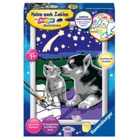 CreArt, Malen nach Zahlen Kinder - Hund und Katze von Ravensburger Verlag GmbH