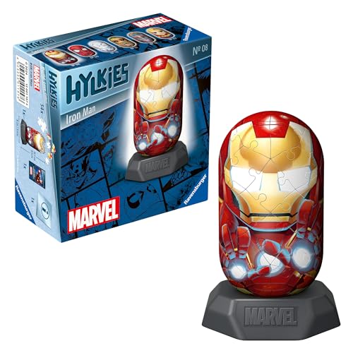 Ravensburger Hylkies: Marvel Sammelfiguren zum selbst zusammenbauen - Figur #08 - Iron Man - Aufbauen, Verlieben, Sammeln - Mini-Figuren für Fans der Marvel Legends Ravensburger Hylkies: Marvel Sammelfiguren zum selbst zusammenbauen - Figur #08 - Iron Man - Aufbauen, Verlieben, Sammeln - Mini-Figuren für Fans der Marvel Legends von Ravensburger