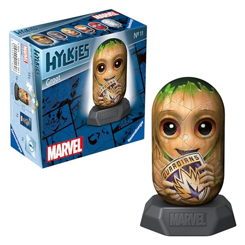 Ravensburger Hylkies: Marvel Sammelfiguren zum selbst zusammenbauen - Figur #11 - Groot - Aufbauen, Verlieben, Sammeln - Mini-Figuren für Fans der Marvel Legends Ravensburger Hylkies: Marvel Sammelfiguren zum selbst zusammenbauen - Figur #11 - Groot - Aufbauen, Verlieben, Sammeln - Mini-Figuren für Fans der Marvel Legends von Ravensburger