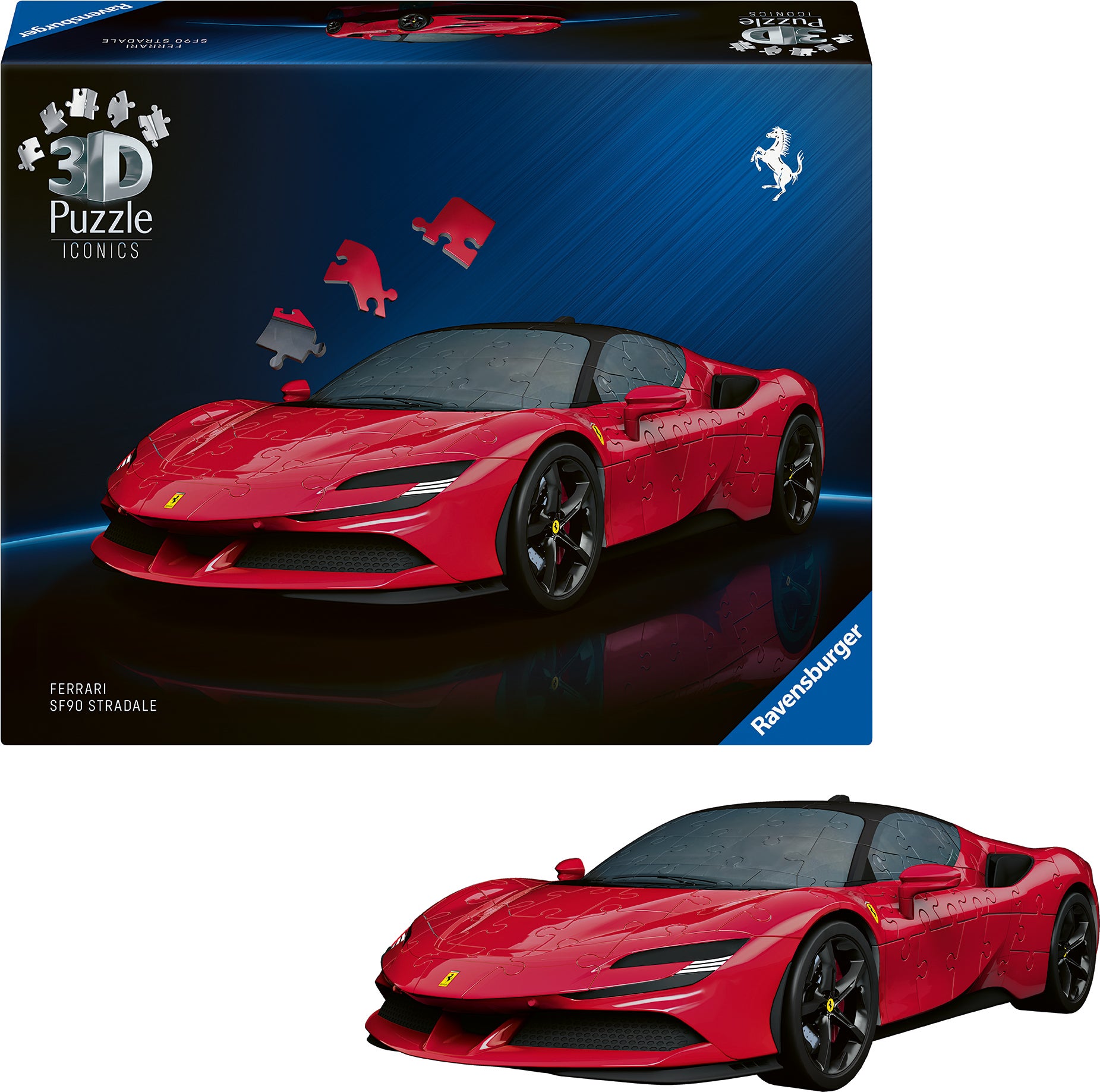 Ravensburger Iconics 3D-Puzzle Ferrari SF 90 Stradale 163 Teile Ravensburger Iconics 3D-Puzzle Ferrari SF 90 Stradale 163 Teile von Ravensburger