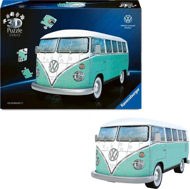 Ravensburger Iconics 3D-Puzzle Volkswagen T1 185 Teile von Ravensburger
