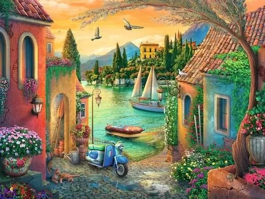 Ravensburger Idyllischer Comer See 750 Teile Puzzle Ravensburger-01516 Ravensburger Idyllischer Comer See 750 Teile Puzzle Ravensburger-01516 von Ravensburger