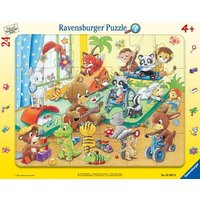 Kinderpuzzle 24 Teile - Im Tierkindergarten Kinderpuzzle 24 Teile - Im Tierkindergarten von Ravensburger Verlag GmbH