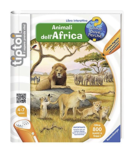 Ravensburger Italy 00631 00631 Bücher tiptoi Tiere Afrikas, Farben Sortiert von Ravensburger