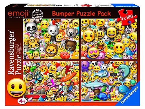 Ravensburger Italy - Emoji-Puzzle, 4 x 100 Teile, 06967 von Ravensburger