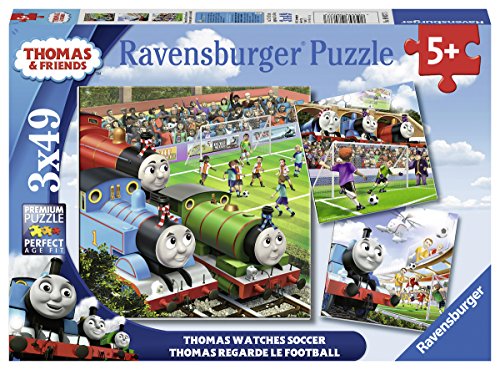 Ravensburger Italy- Thomas & Friends Thomas Watches Soccer Puzzle, 3 x 49 Teile, 08037 Ravensburger Italy- Thomas & Friends Thomas Watches Soccer Puzzle, 3 x 49 Teile, 08037 von Ravensburger