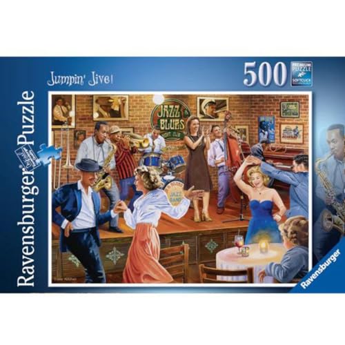 Ravensburger Jumpin’ Jive 500 Piece Jigsaw Puzzle for Adults & Kids Age 10 Years Up Ravensburger Jumpin’ Jive 500 Piece Jigsaw Puzzle for Adults & Kids Age 10 Years Up von Ravensburger