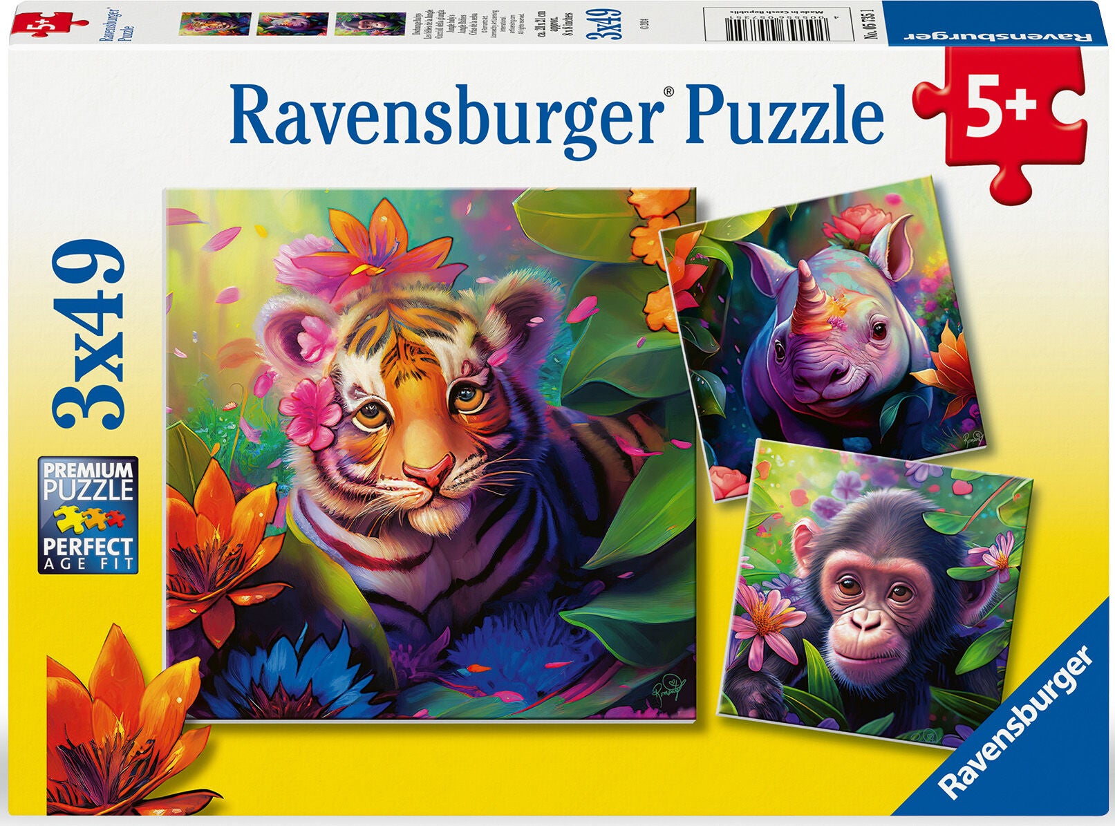 Ravensburger Jungle Babies Puzzles 3x49 Teile Ravensburger Jungle Babies Puzzles 3x49 Teile von Ravensburger