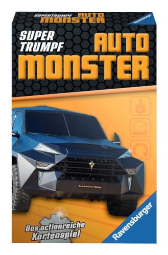 Ravensburger Kartenspiel, Supertrumpf Auto Monster 20690, Quartett und Trumpf-Spiel für Technik-Fans ab 7 Jahren von Ravensburger