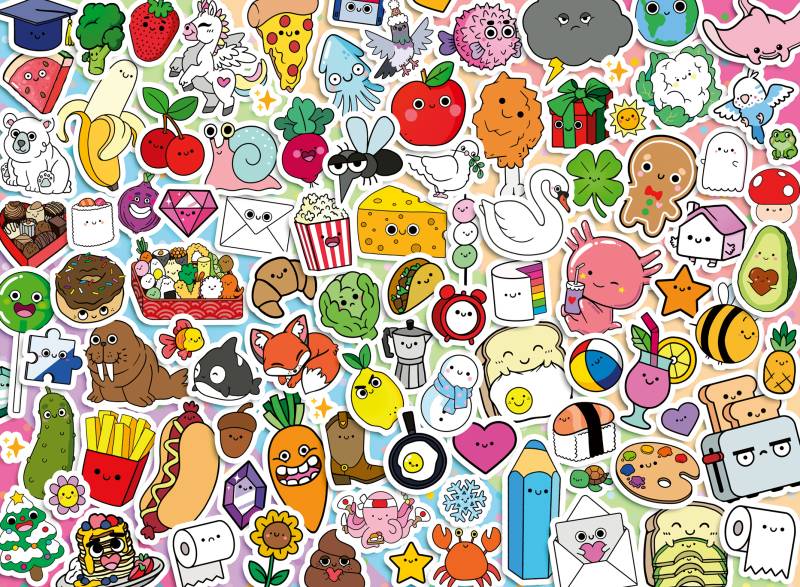 Ravensburger Kawaii Sticker 500 Teile Puzzle Ravensburger-01796 Ravensburger Kawaii Sticker 500 Teile Puzzle Ravensburger-01796 von Ravensburger