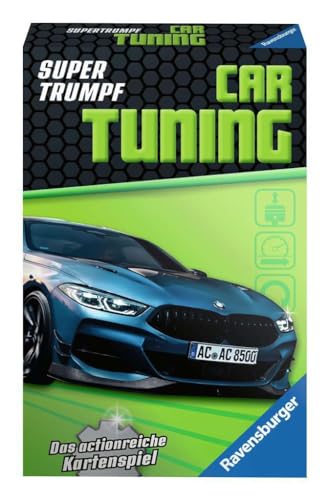 Ravensburger Kartenspiel, Supertrumpf Car Tuning 20684, Quartett und Trumpf-Spiel für Technik-Fans ab 7 Jahren Ravensburger Kartenspiel, Supertrumpf Car Tuning 20684, Quartett und Trumpf-Spiel für Technik-Fans ab 7 Jahren von Ravensburger