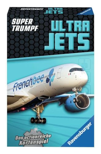 Ravensburger Kartenspiel, Supertrumpf Ultra Jets 20691, Quartett und Trumpf-Spiel für Technik-Fans ab 7 Jahren Ravensburger Kartenspiel, Supertrumpf Ultra Jets 20691, Quartett und Trumpf-Spiel für Technik-Fans ab 7 Jahren von Ravensburger