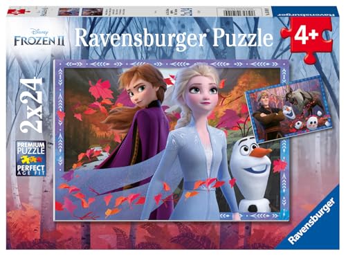 Ravensburger Kinderpuzzle - 05010 Frostige Abenteuer - Puzzle für Kinder ab 4 Jahren, mit 2x24 Teilen, Puzzle mit Disney Frozen Ravensburger Kinderpuzzle - 05010 Frostige Abenteuer - Puzzle für Kinder ab 4 Jahren, mit 2x24 Teilen, Puzzle mit Disney Frozen von Ravensburger