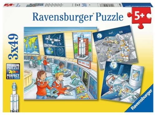 Ravensburger Kinderpuzzle - 05088 Auf Weltraummission mit Tom und Mia - Puzzle für Kinder ab 5 Jahren, mit 3x49 Teilen Ravensburger Kinderpuzzle - 05088 Auf Weltraummission mit Tom und Mia - Puzzle für Kinder ab 5 Jahren, mit 3x49 Teilen von Ravensburger