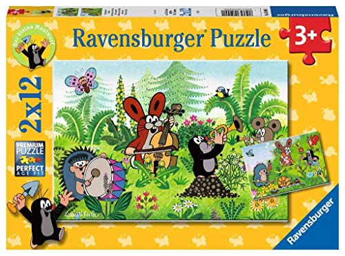 Ravensburger Kinderpuzzle - 05090 Gartenparty mit Freunden - Puzzle für Kinder ab 3 Jahren, mit 2x12 Teilen von Ravensburger