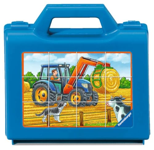Ravensburger Kinderpuzzle - 07432 Fahrzeuge auf dem Bauernhof - Würfelpuzzle mit 6 Teilen, Puzzle für Kinder ab 3 Jahren Ravensburger Kinderpuzzle - 07432 Fahrzeuge auf dem Bauernhof - Würfelpuzzle mit 6 Teilen, Puzzle für Kinder ab 3 Jahren von Ravensburger