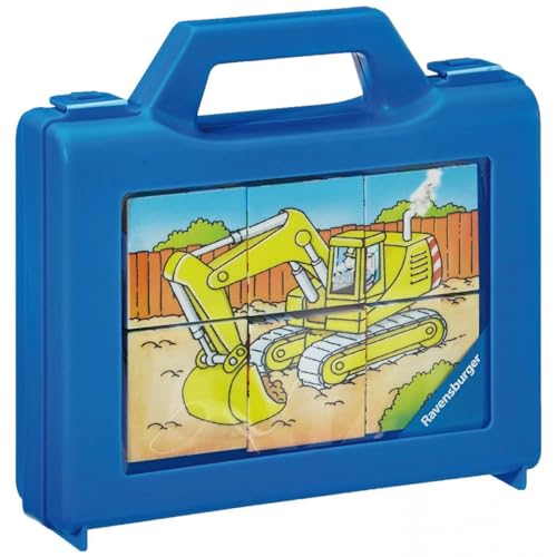 Ravensburger Kinderpuzzle - 07470 Fahrzeuge im Einsatz - Würfelpuzzle mit 6 Teilen, Puzzle für Kinder ab 3 Jahren von Ravensburger