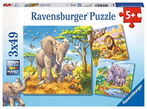 Ravensburger Kinderpuzzle 08003 - Wilde Giganten - 3 x 49 Teile, Green, 80038 Ravensburger Kinderpuzzle 08003 - Wilde Giganten - 3 x 49 Teile, Green, 80038 von Ravensburger