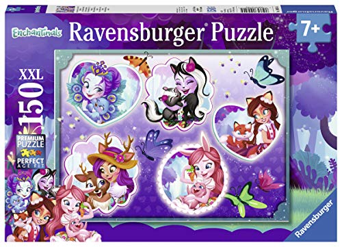 Ravensburger Kinderpuzzle 10054 5 Enchantimals und ihre Begleiter Kinderpuzzle, Mehrfarbig von Ravensburger