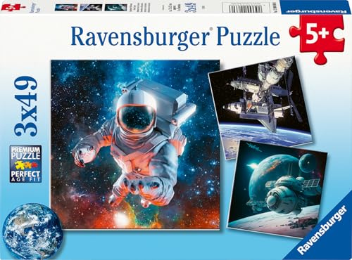 Ravensburger Kinderpuzzle - 12000860 Abenteuer Weltraum- 3x49 Teile Puzzle für Kinder ab 5 Jahren Ravensburger Kinderpuzzle - 12000860 Abenteuer Weltraum- 3x49 Teile Puzzle für Kinder ab 5 Jahren von Ravensburger